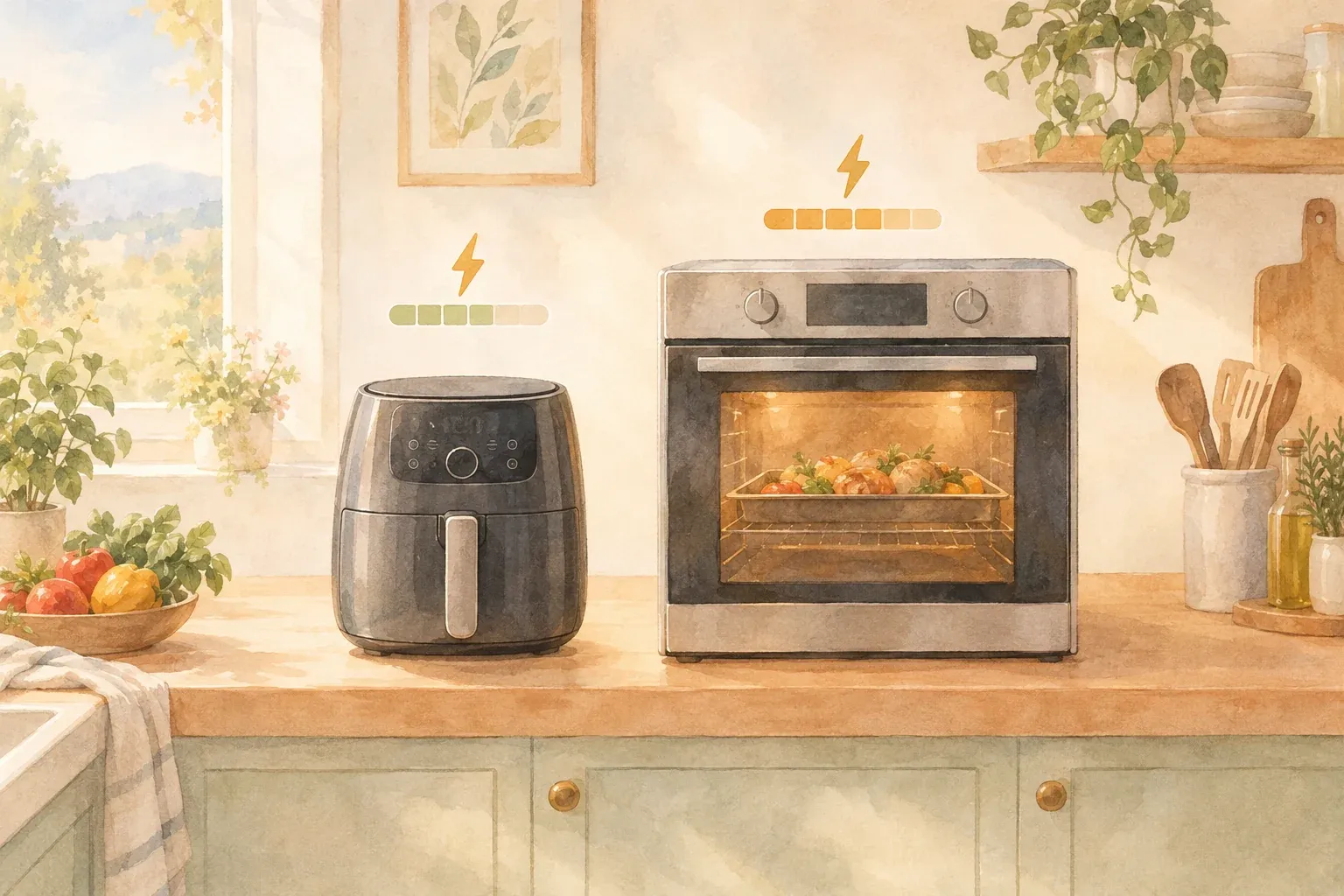 Airfryer vs. Backofen: Stromverbrauch im Vergleich