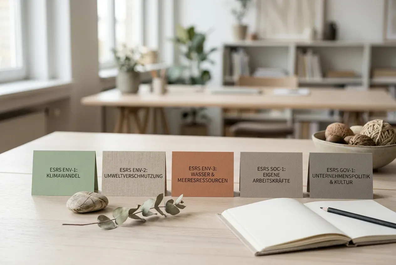 ESRS-Standards Übersicht für den Nachhaltigkeitsbericht