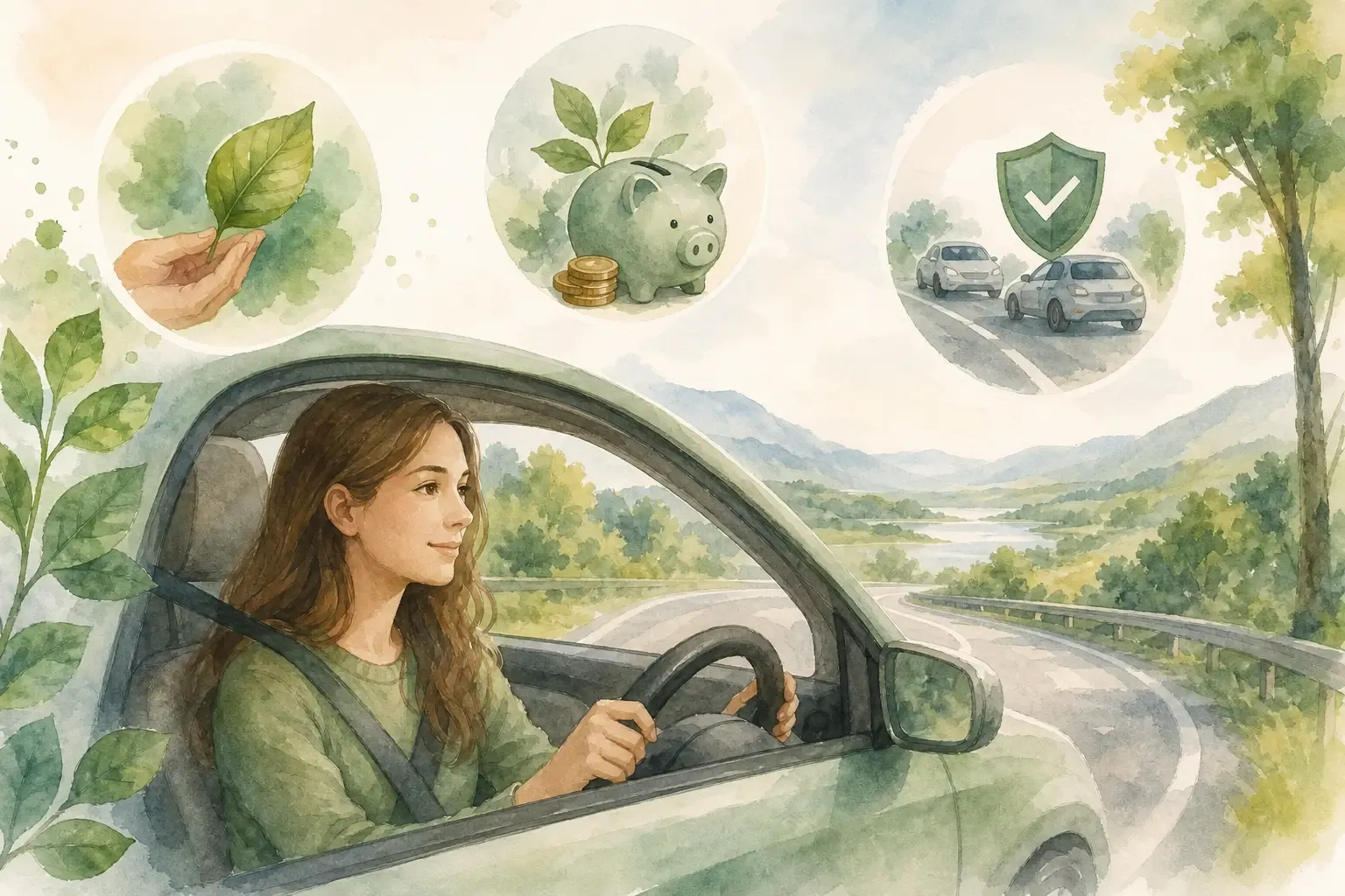 Umweltbewusst fahren: So senkst du Kosten und Unfallrisiko