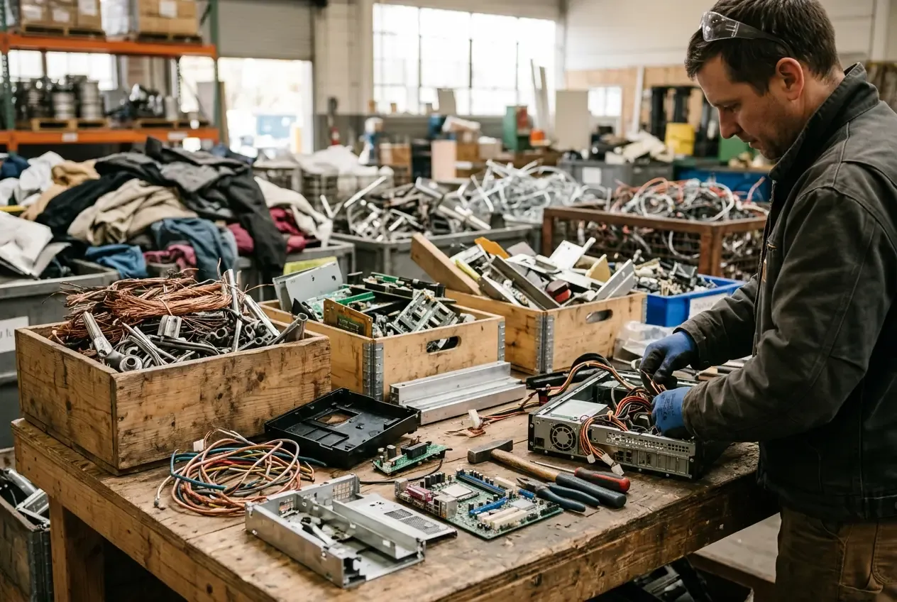 Urban Mining Rohstoffe aus Elektroschrott und Gebäuden zurückgewinnen