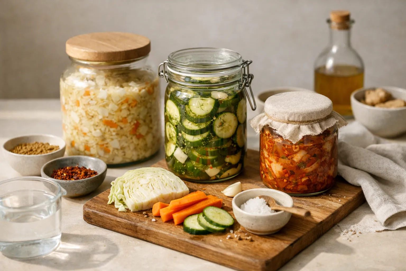 Fermentierte Lebensmittel selbst herstellen