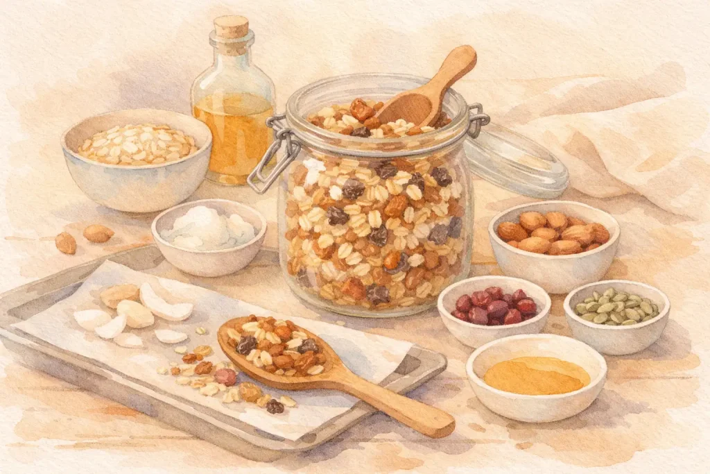 Granola selber machen: Das beste Rezept ohne Industriezucker